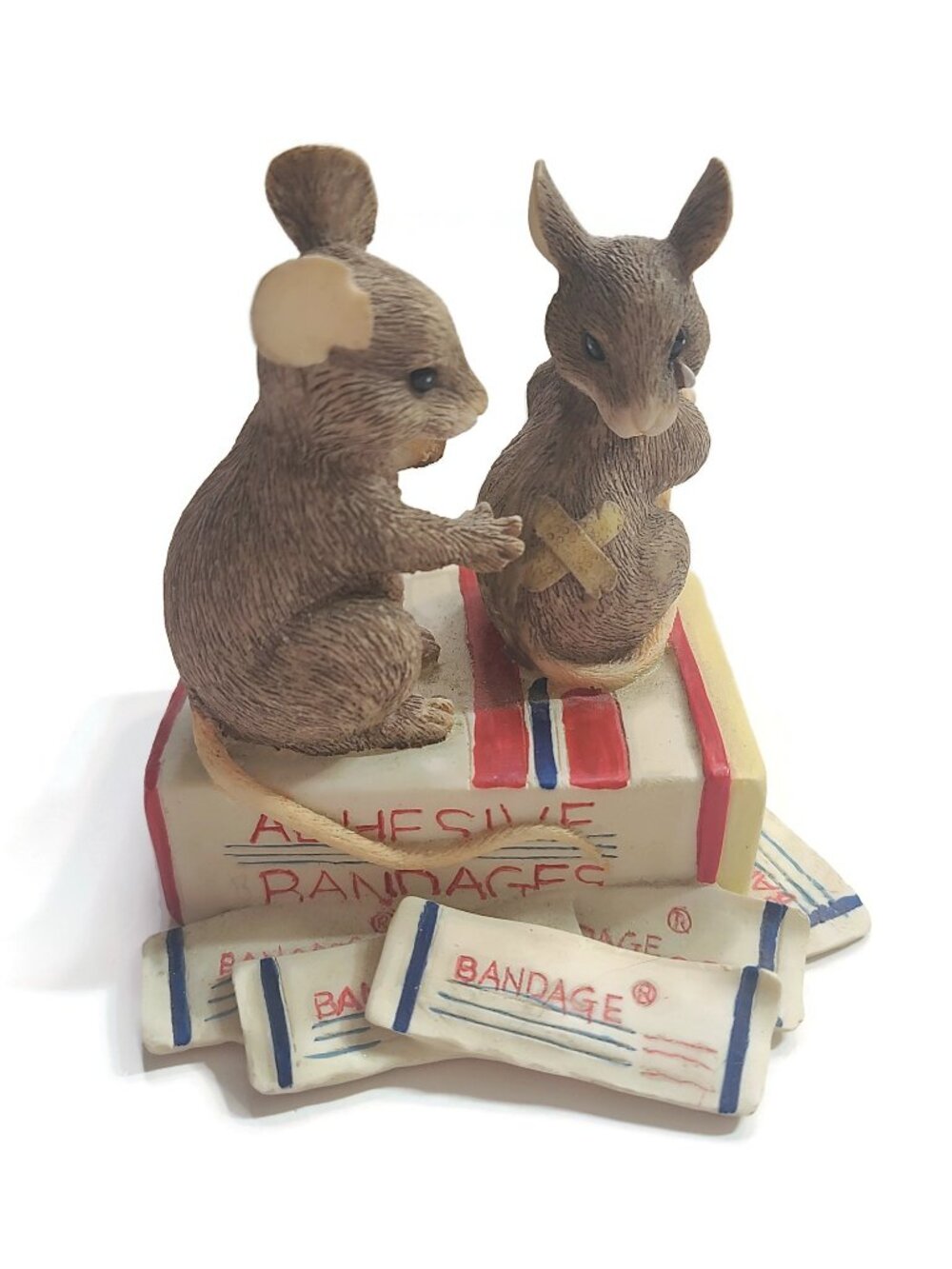Vintage Charming Tails Hope You're Feeling Better Figurine Silvestri 97/723 Mice